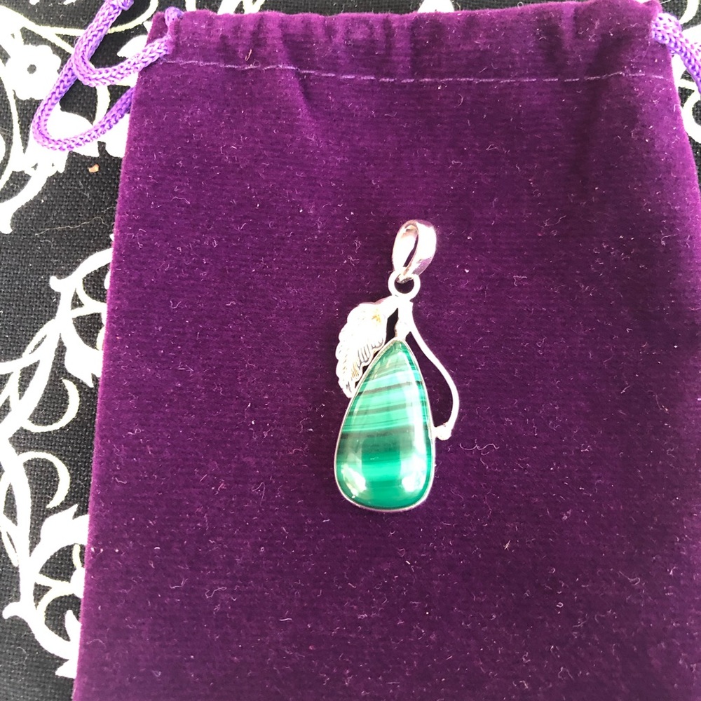 Gorgeous Malachite in 925 Sterling